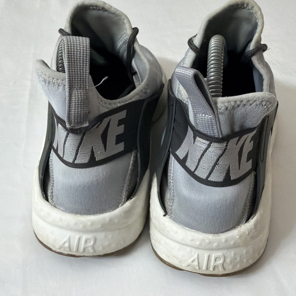 Nike W Air Huarache‎ Run Ultra Women's Size 9 Gray Black 819151013 Gym Shoes Fit - Picture 4 of 16